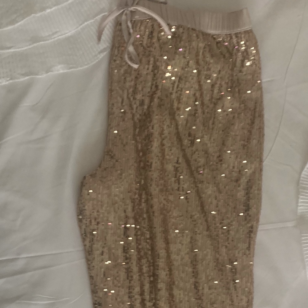 Vicortia's Secret Gold Joggers